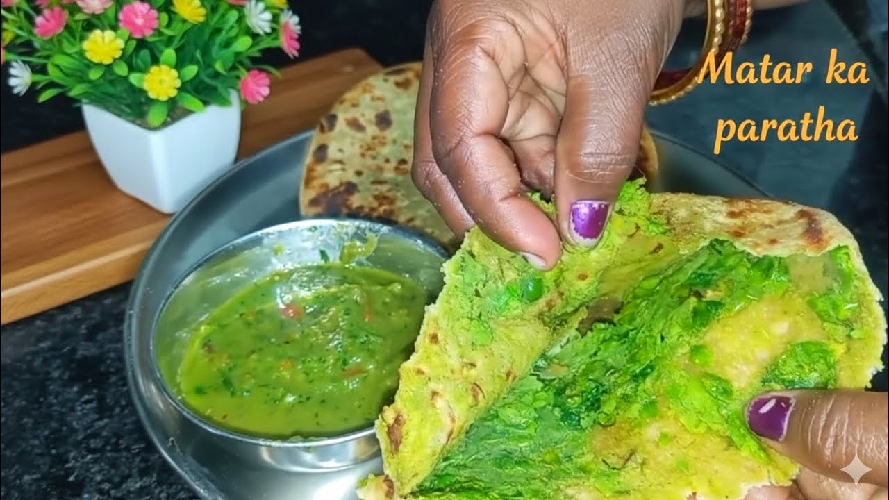 अब मटर के पराठे कभी नहीं फटेंगे 😍 | Perfect Matar Paratha Recipe | Green Peas Paratha