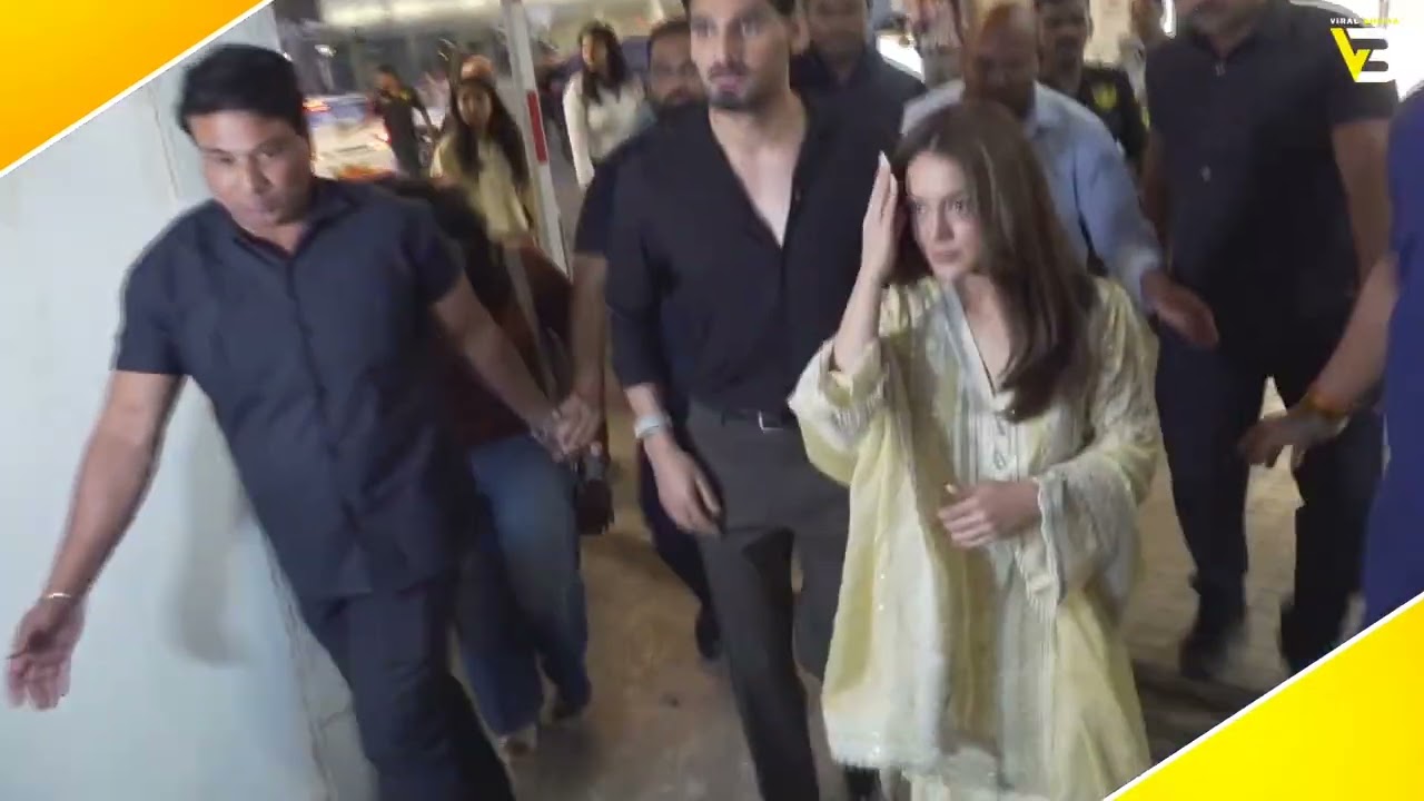 Ahan Shetty And Anya Singh Attend A Special Screening Hosted By Gm Modular For Cisf Jawans & family