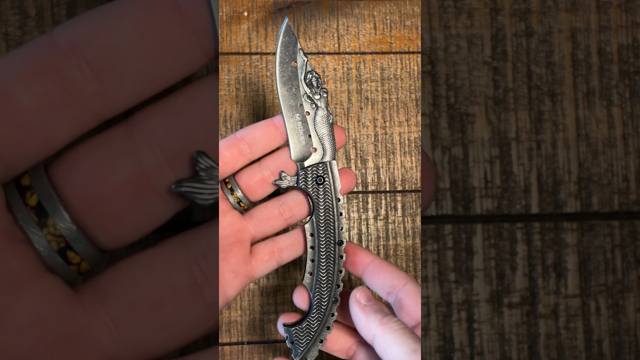 New Blackwash Mermaid EDC Knife from Boker