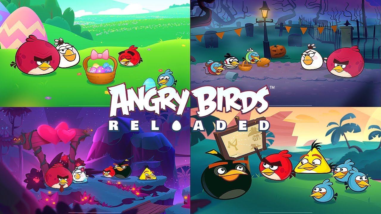 Angry Birds Reloaded - All Cutscenes (31 October 2023) 1080P 60 FPS