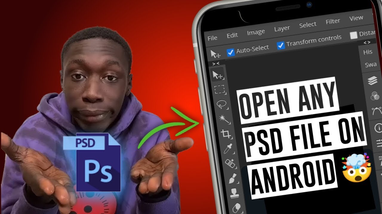 How To Open, View and Edit PSD (Photoshop) files on Android or Any Device | #Photopea #Photoshop
