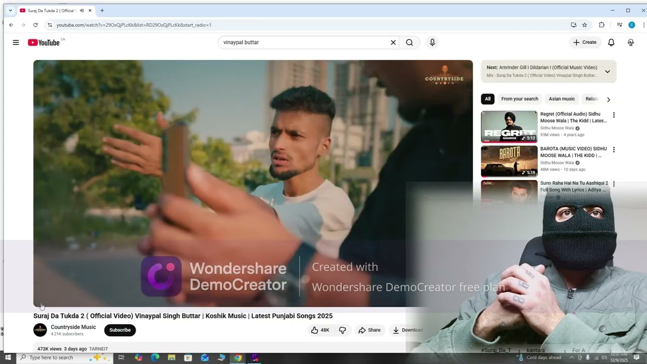 Suraj Da Tukda 2 ( Official Video) Vinaypal Singh Buttar | Latest Punjabi Songs 2025 REACTION VIDEO