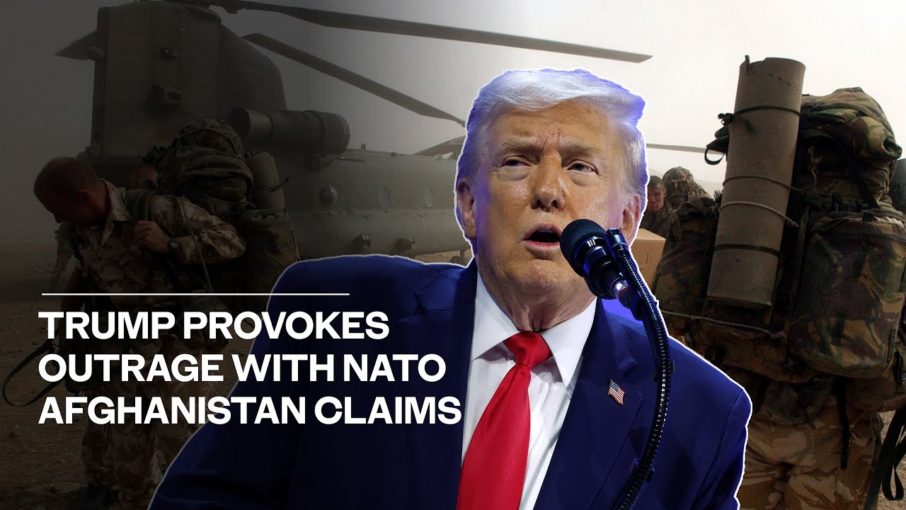 Trump provokes outrage with Nato Afghanistan claims