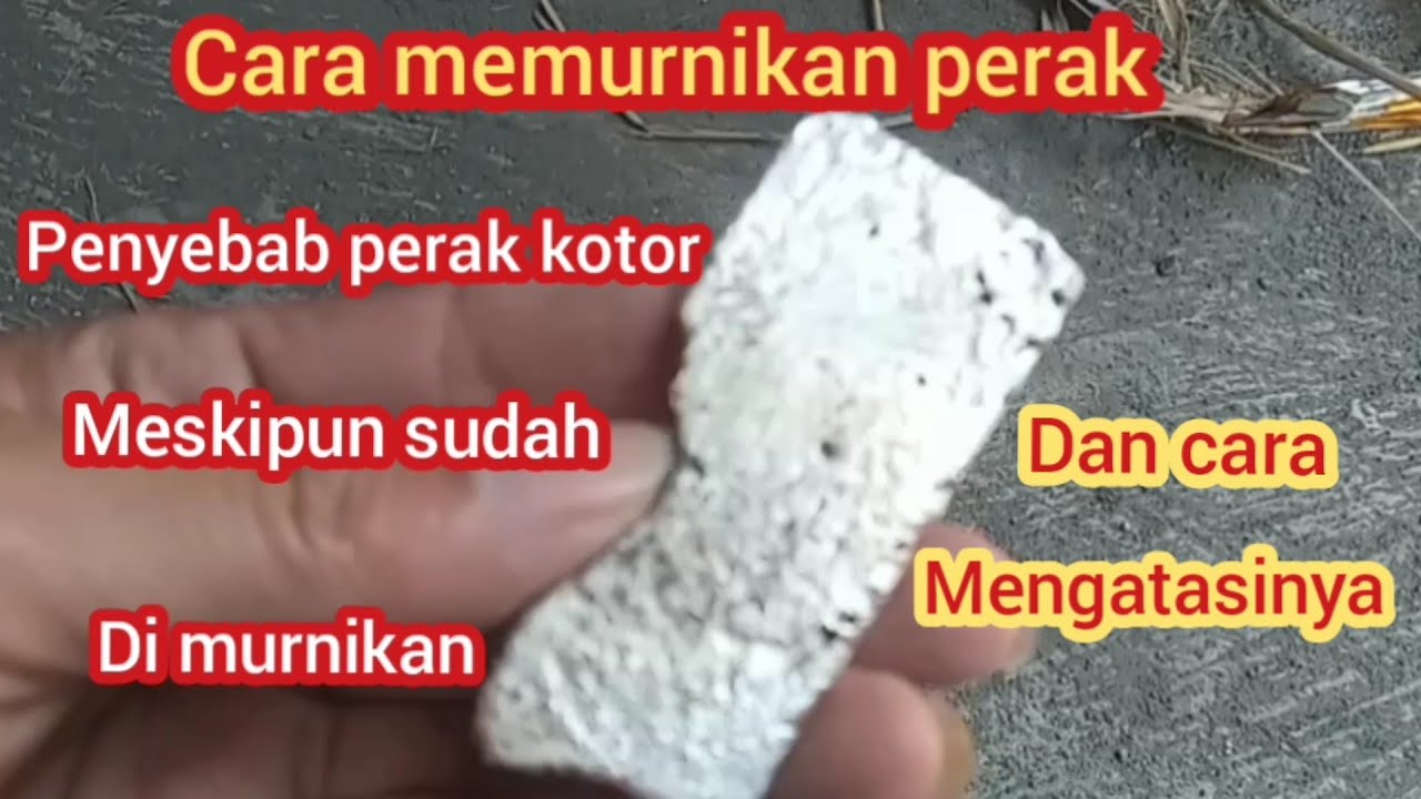 cara memurnikan perak