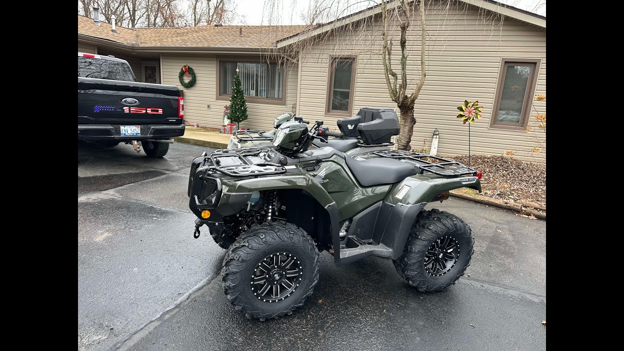 Upgraded wheels & Tires 2024 Honda FourTrax Foreman Rubicon 4x4 #offroad #atv