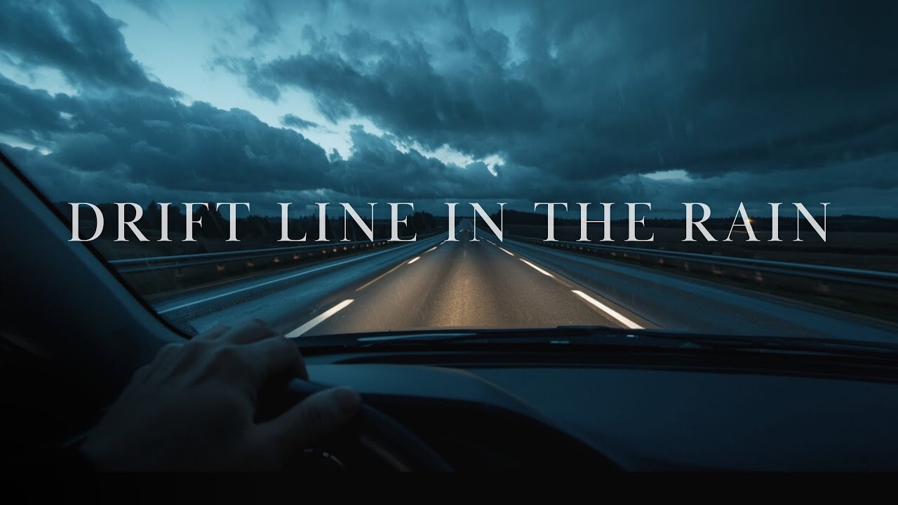 Drift Line in the Rain – Quiet Night Drive | Western Highway