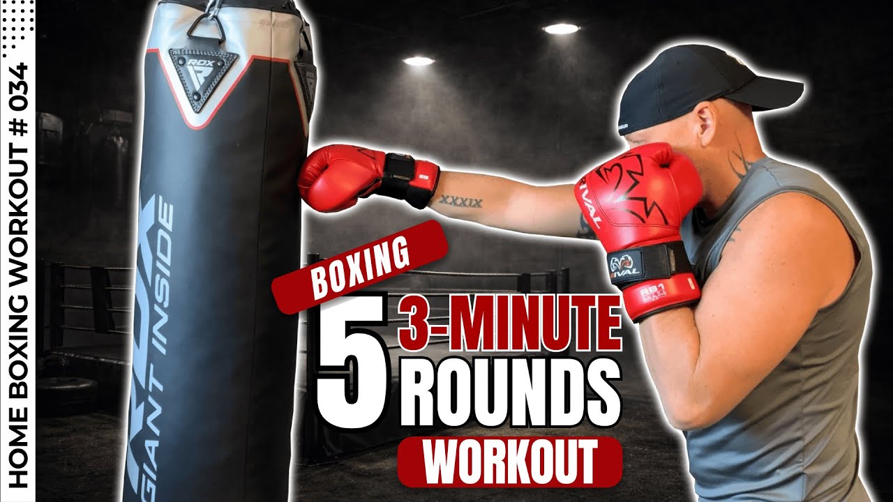 20 Min Heavy Bag Boxing Workout for all level | 5x 3-Min Rounds | Boxing Ready