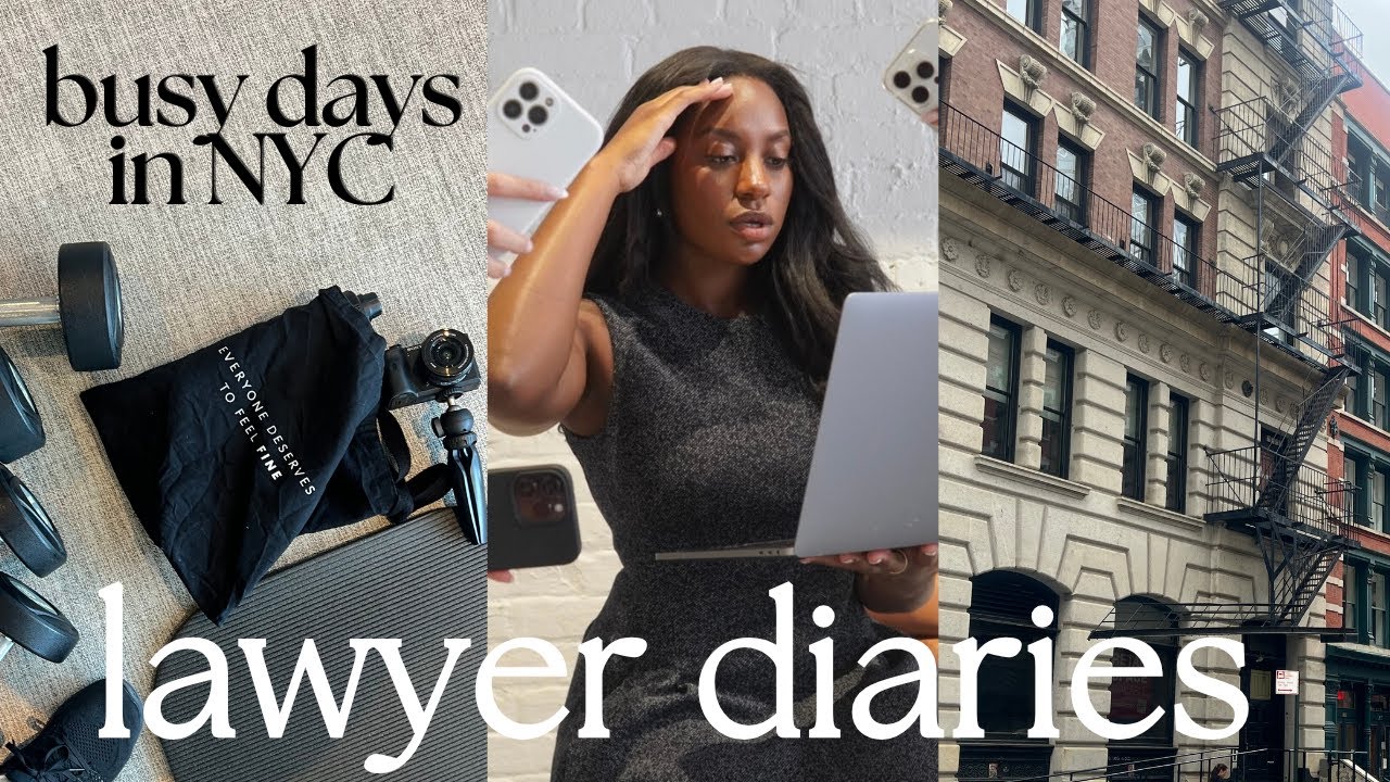 DAY IN THE LIFE OF A LAWYER LIVING IN NYC | non-traditional law, productive days, wellness routines