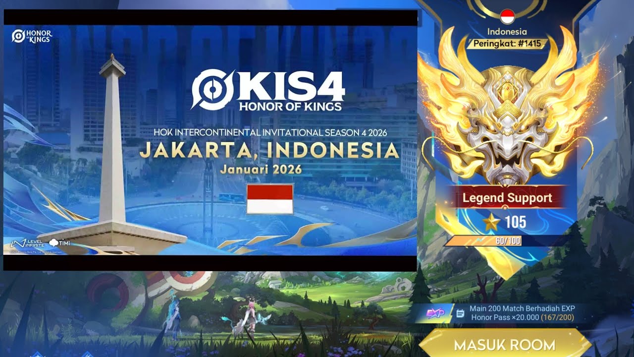 LIVE ! Mabar Rank Legend HOK + Nobar KIS 4 !