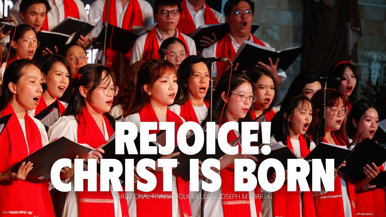 ✨REJOICE! CHRIST IS BORN (Traditional Finnish Folk Melody, Joseph M. Martin) - Lumen Choir