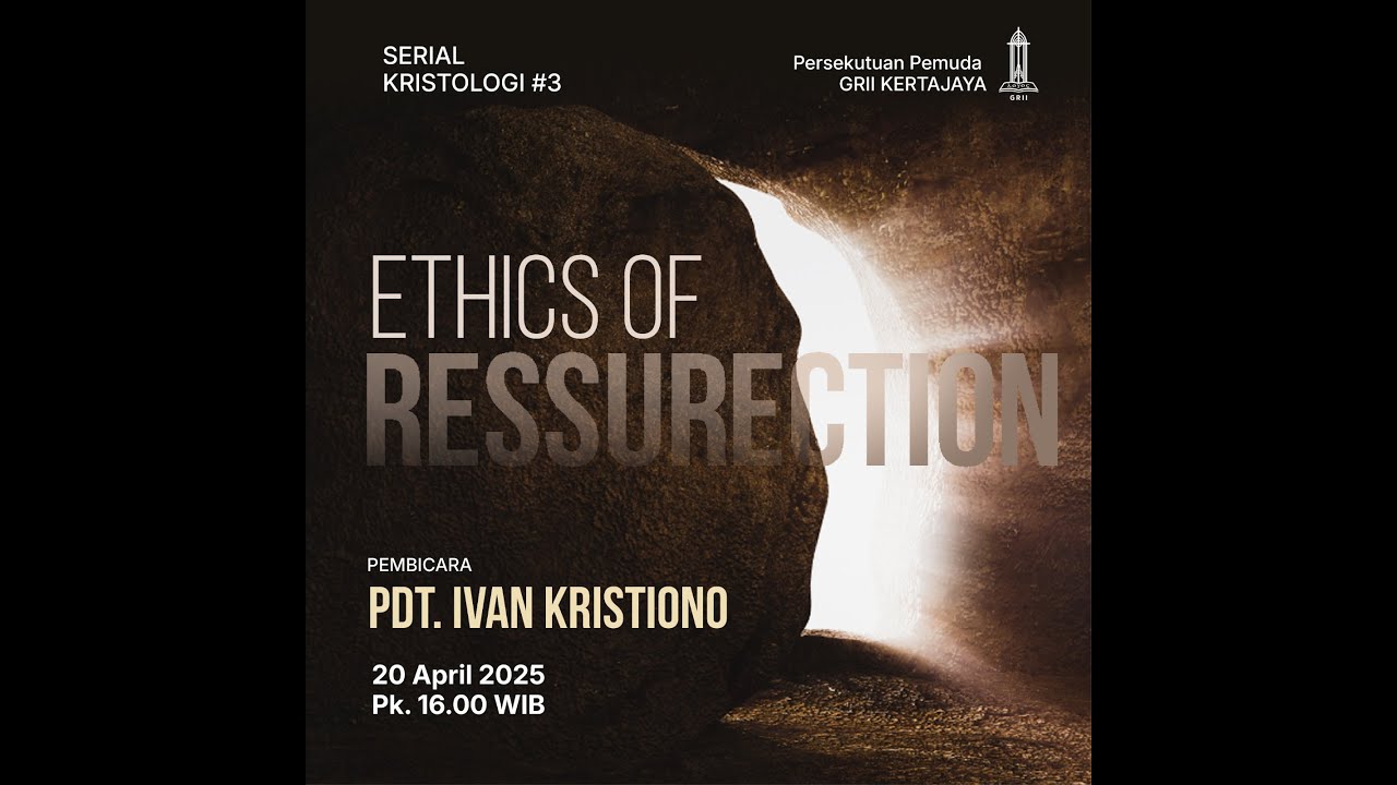 Pdt. Ivan Kristiono (SERIAL KRISTOLOGI #3) 