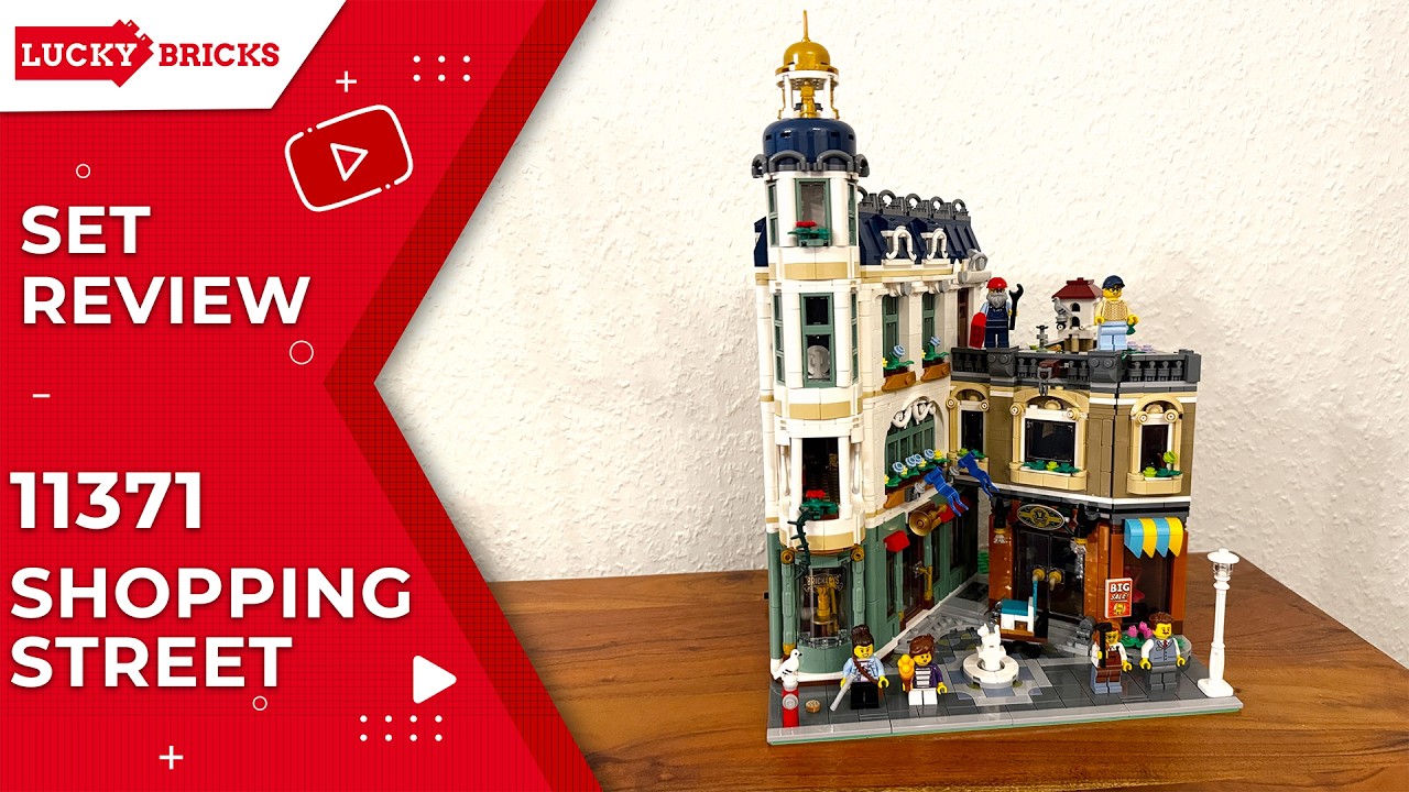 Licht und Schatten beim neuen Modular! | Review LEGO ICONS - 11371 Einkaufsmeile