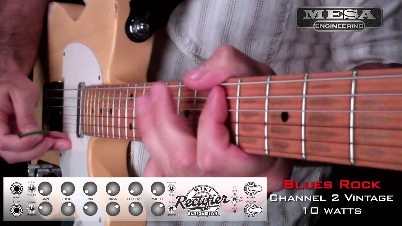MESA/Boogie Mini Recifier Ch. 2 VINTAGE – Blues Rock