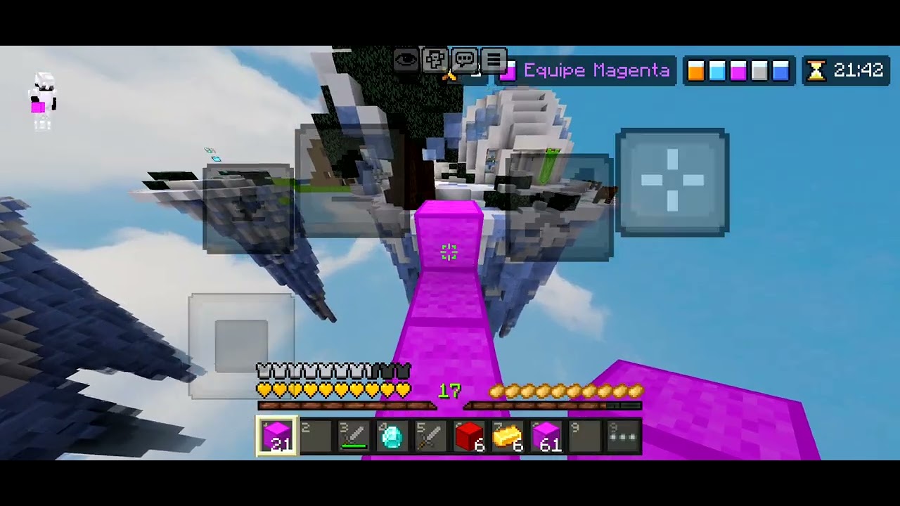 Bedwars 60fps, with 3 final kills. A new player in comunity