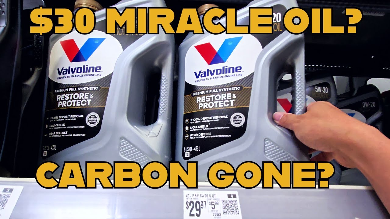 Can This $30 Oil Really Clean Engine Carbon: Put Valvoline Restore & Protect to the Test!