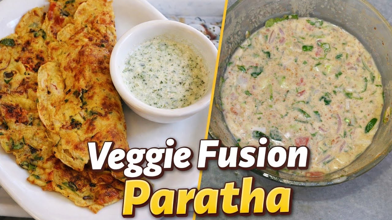 Breakfast Ka Naya Andaz | Soft & Crispy Fusion Paratha