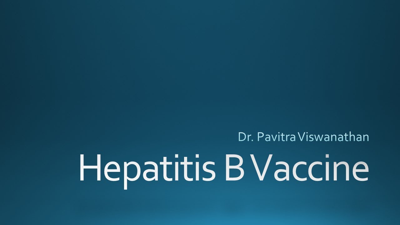 HEpatitis B Vaccination-MD/DCH/DNB Pediatrics