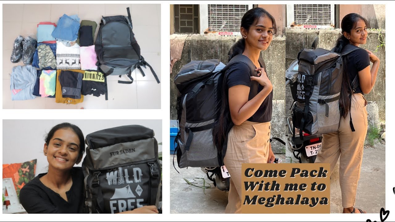 Come Pack With Me to Meghalaya❤️BackPacking My Bag to Meghalaya🔥How I pack for my Meghalaya trip