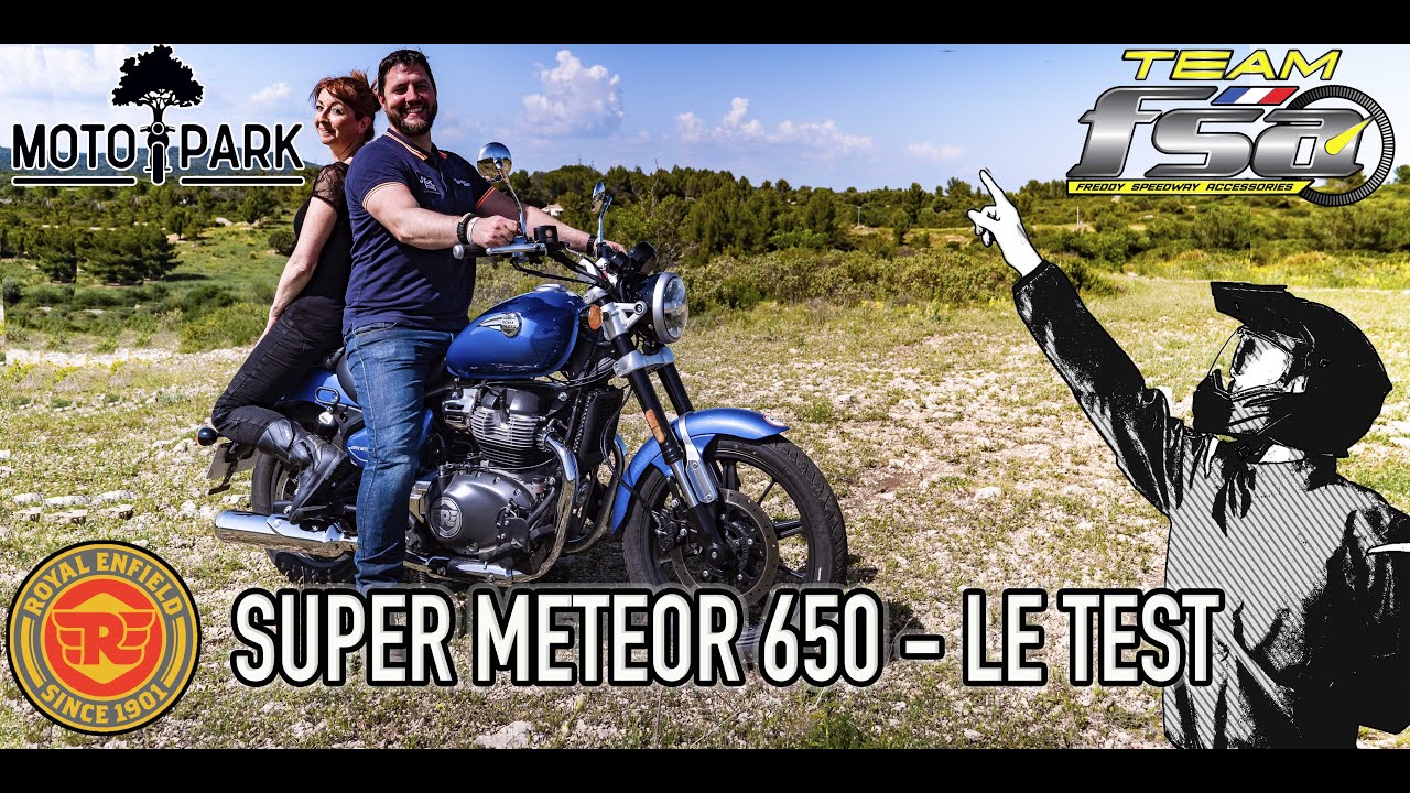 ROYAL ENFIELD SUPER METEOR 650 - TEST SOLO - DUO & DE NUIT