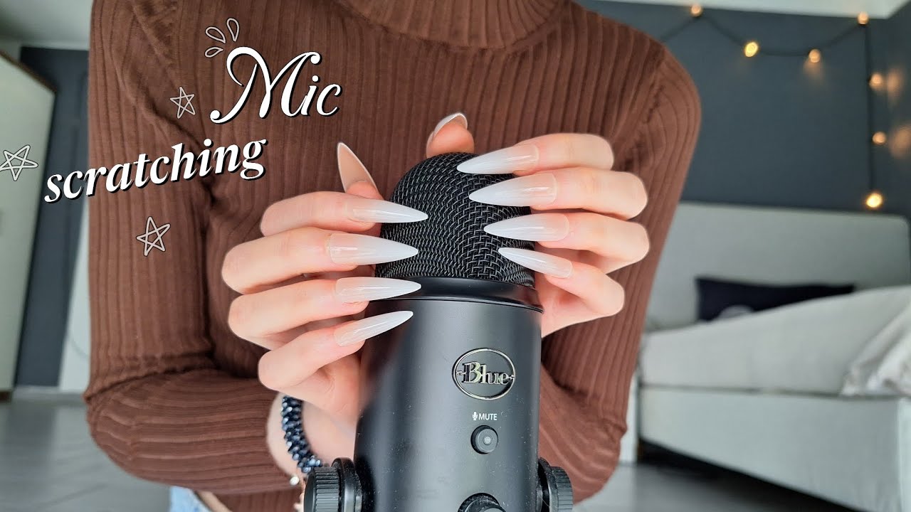 ASMR for people who adore the bare mic 🤎 (ultra tingly mic scratching + tapping)