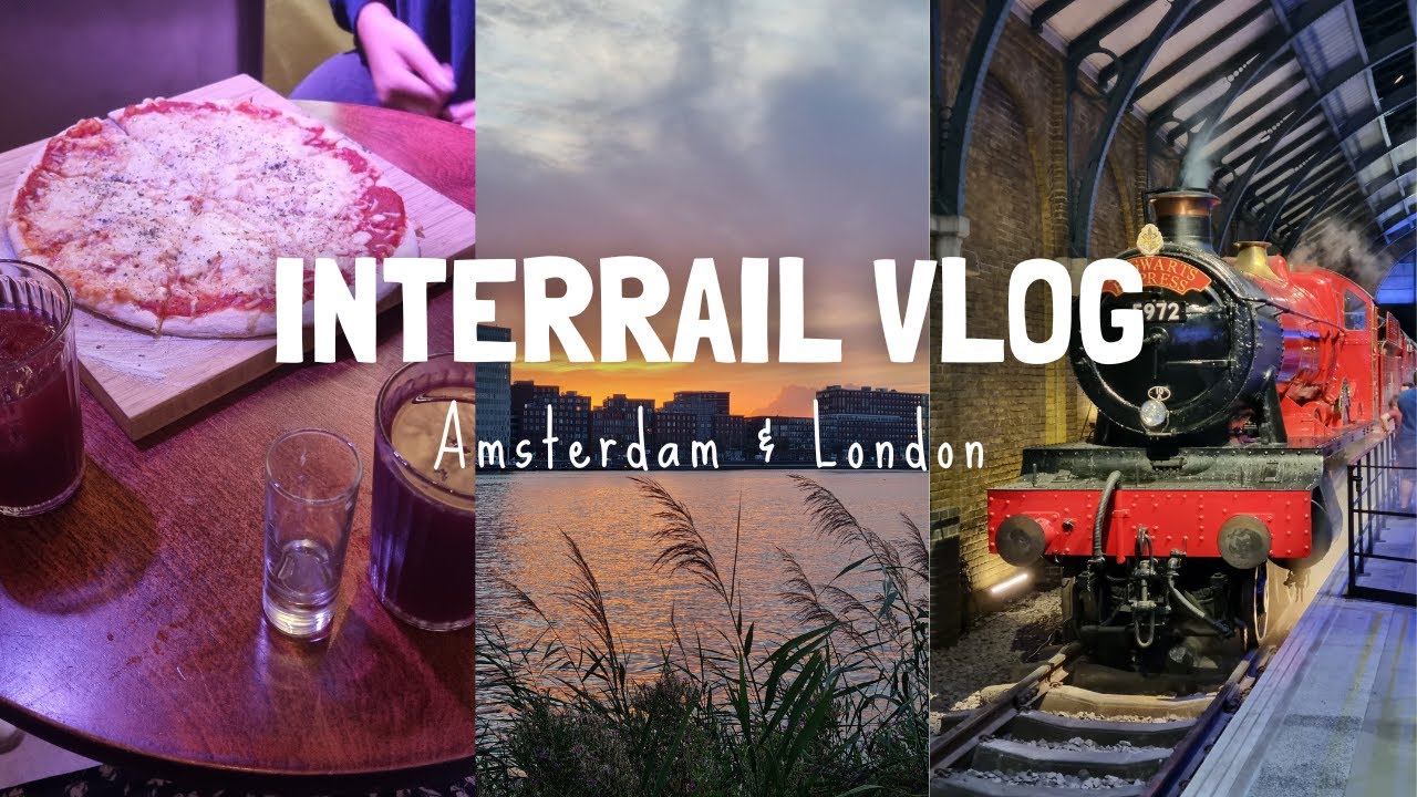 Solo Interrail Vlog: Amsterdam & London - No internet, final exam on zoom and Harry Potter Museum