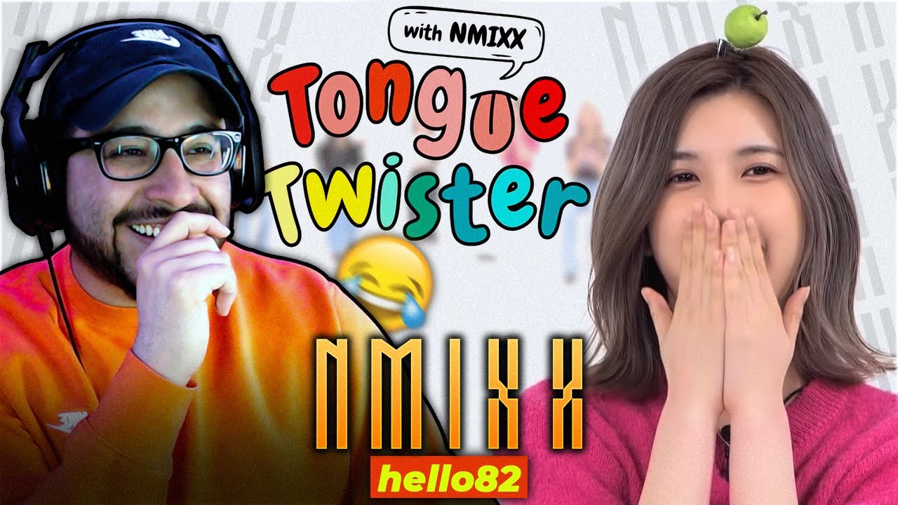 Reaction to Tongue Twister with NMIXX @ hello82