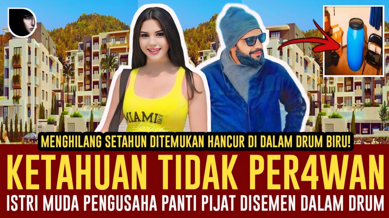 ISTRI KETIGA TIDAK PER4WAN DISEMEN DALAM DRUM MINYAK