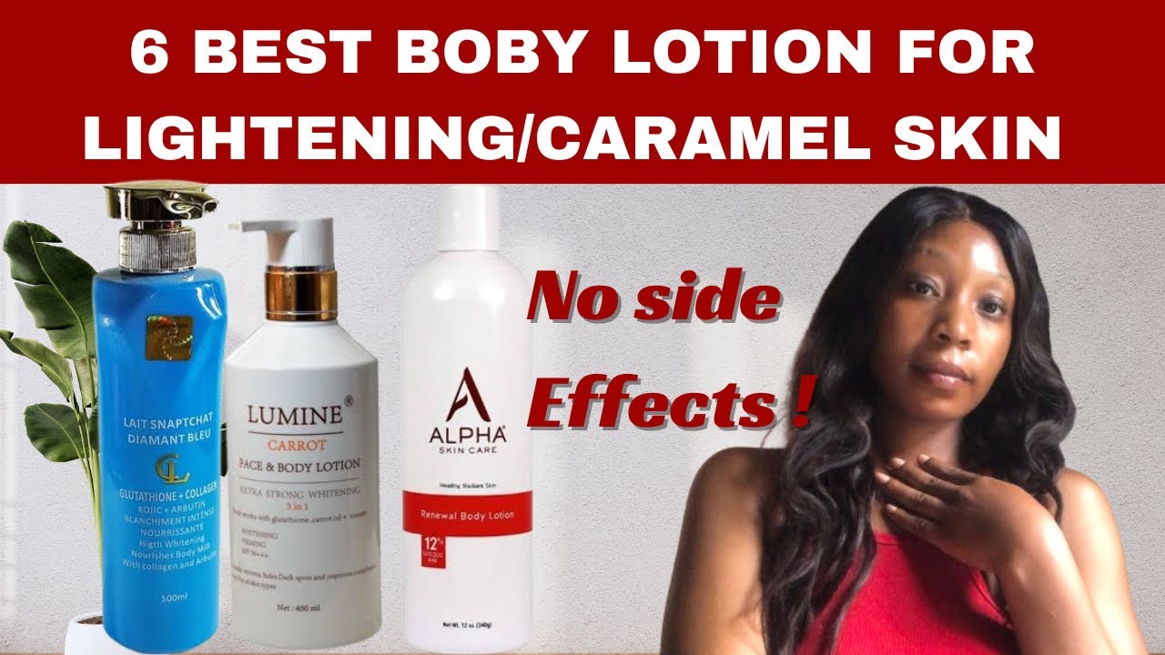 BEST BOBY LOTION TO USE IN 2025 | BEST LOTION FOR LIGHTENING ✅ AND GLOWING SKIN | CARAMEL SKIN