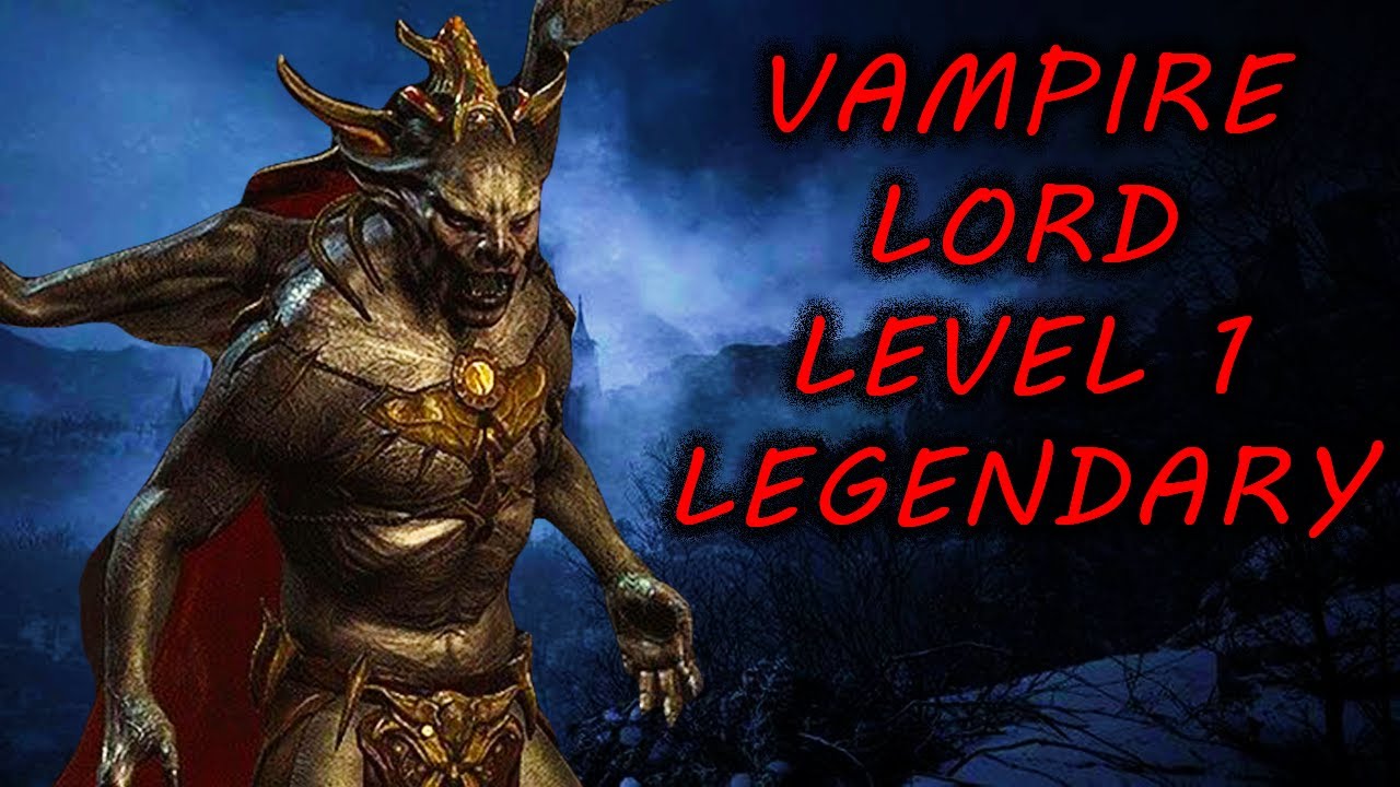 How to Become a Vampire Lord at Level 1 on Legendary | Skyrim AE