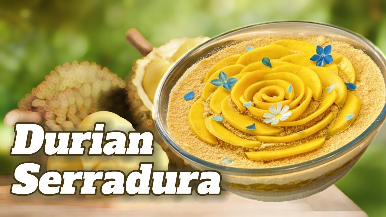 20 MIN No-baked dessert | Durian Serradura | 榴莲木糠蛋糕 (Portuguese Sawdust Pudding)