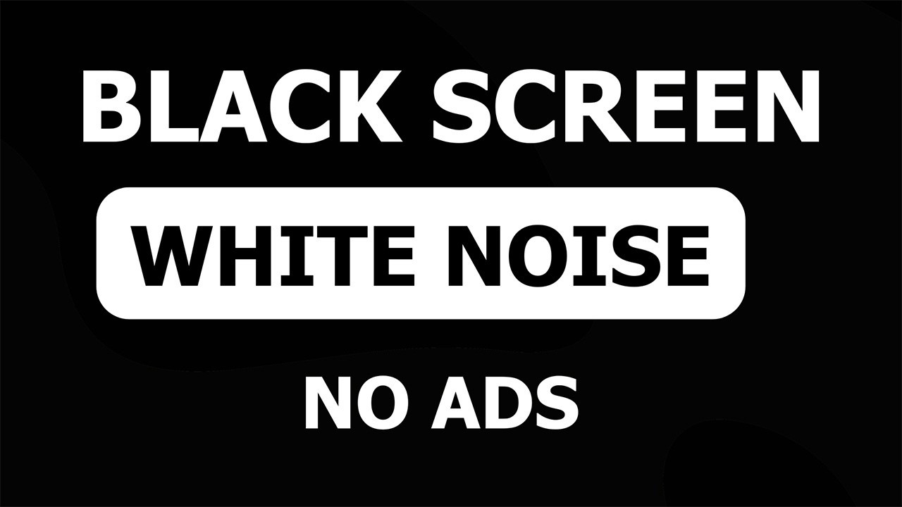 White Noise for Peaceful Dreams | Deep Rest & Uninterrupted Sleep | 24 Hours Black Screen No Ads
