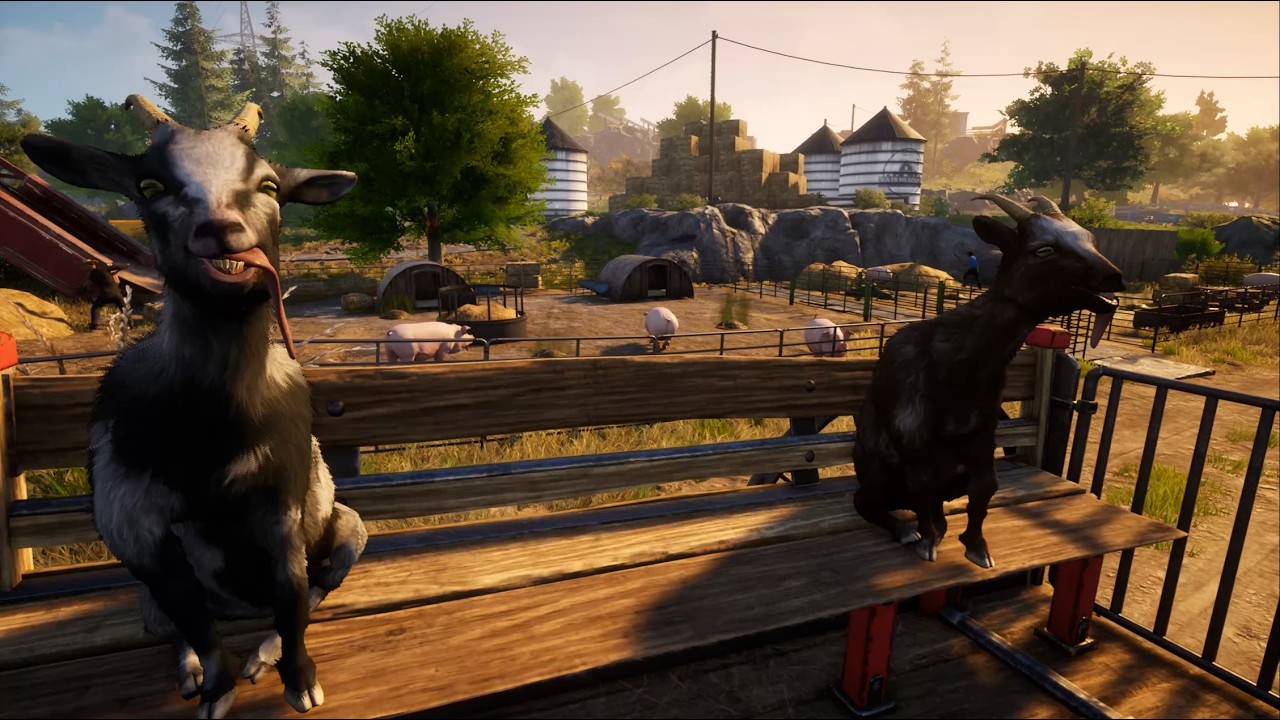 Duck & Luna PLAYS Goat Simulator 3!!! (Face time) DLC & Easter eggs!