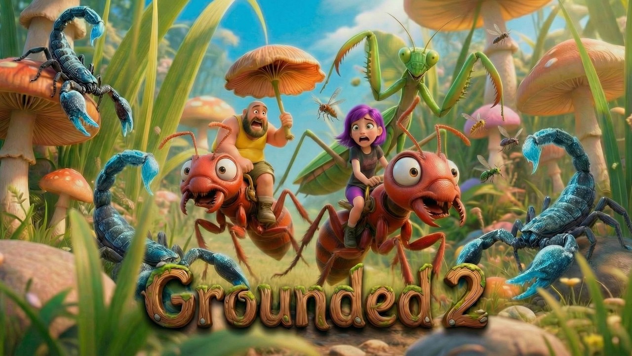#shorts Grounded 2: высиживаем яйца божьей коровки и запускаем полив в теплице