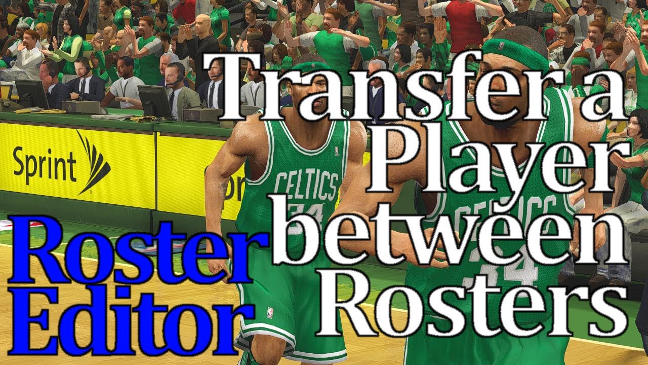 NBA 2K13 Tutorial - Copy a Player from One Roster to Another