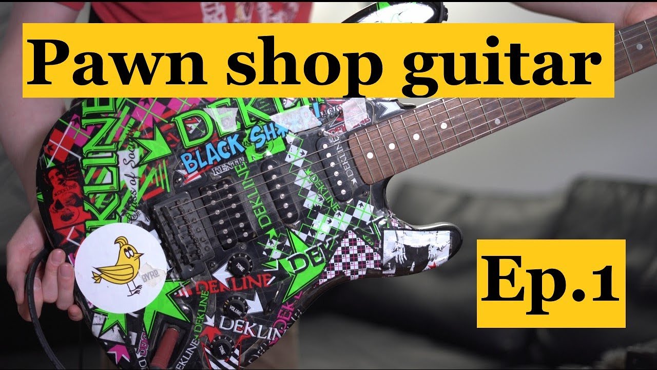 Pawn shop guitar. Ep.1 Rocket Special Hot output humbucker, second hand guitar