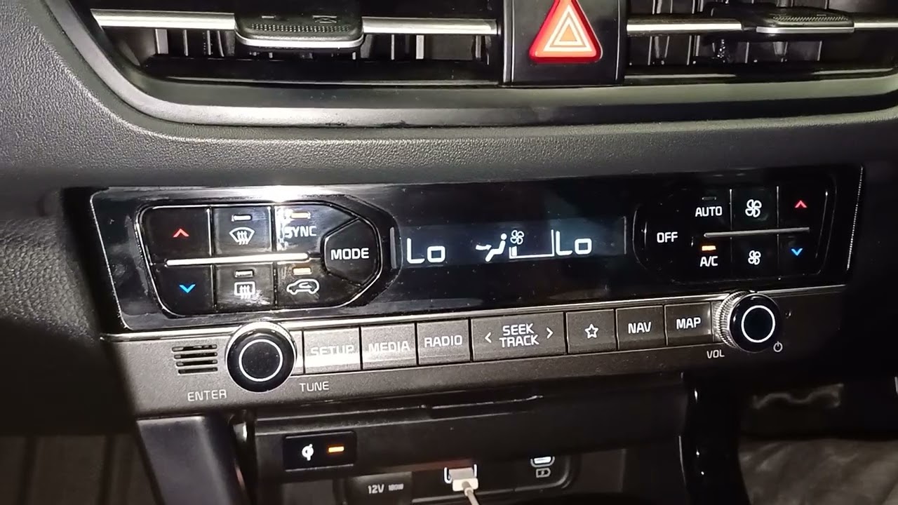 Kia seltos 2024 wireless charging setting