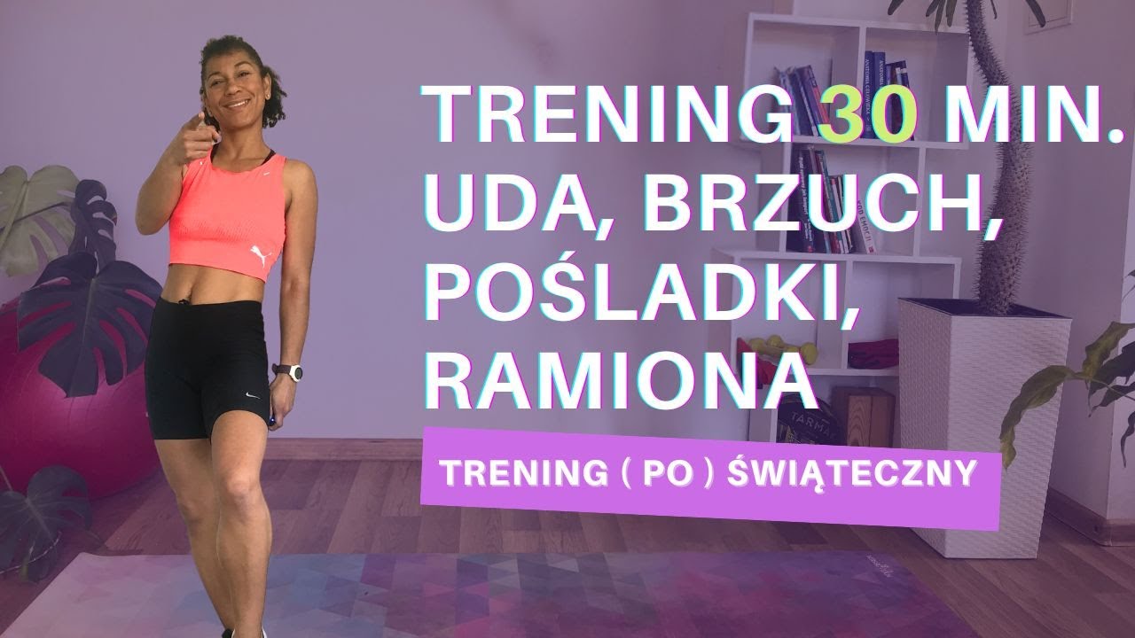 Trening  UDA  -POŚLADKI - BRZUCH- RAMIONA - 30 MIN.  ŚWIETNY TRENING  (Po) ŚWIĄTECZYNY 2025! ☺️🔥🌸 🥚