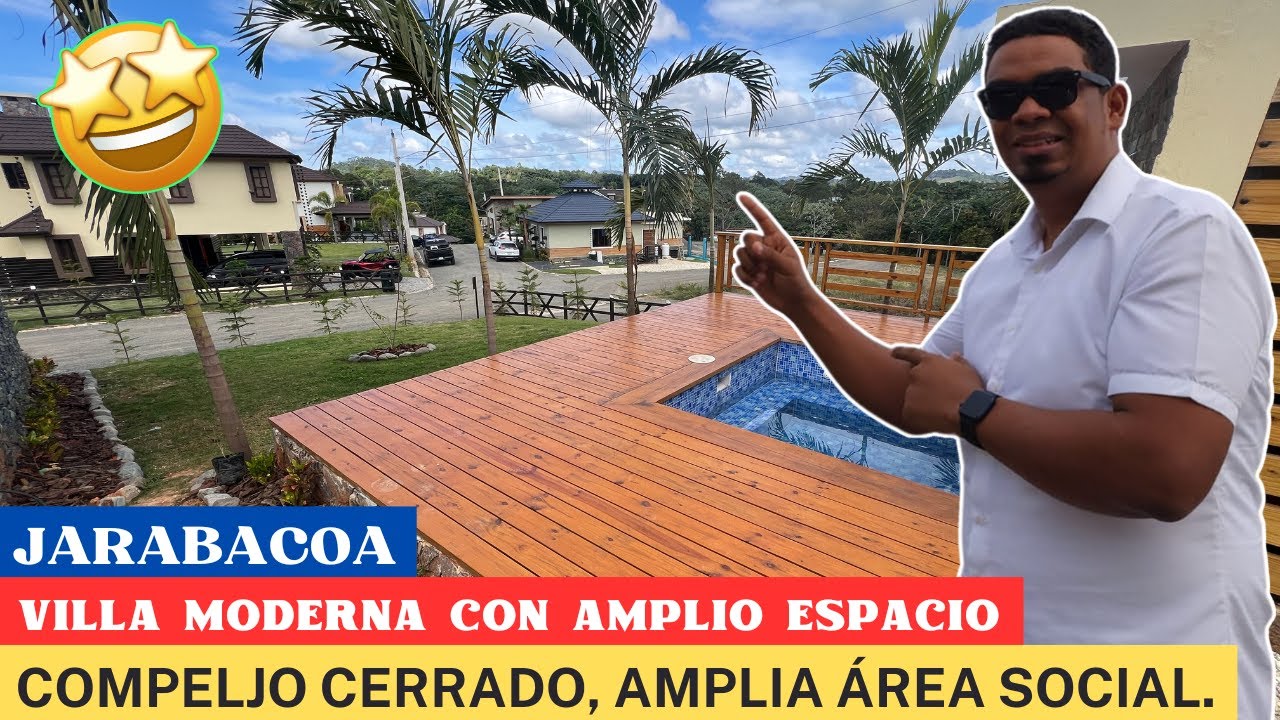 JARABACOA 🌲| VILLA EN VENTA 🏡 | LUJO | CONFORT 🌴 | VISTA DESPEJADA ❄️|  TURISMO 🍁