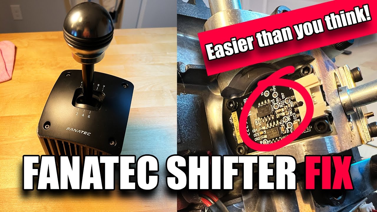Easy Fanatec Shifter Fix, For FREE! NO MORE MIS-SHIFTS!