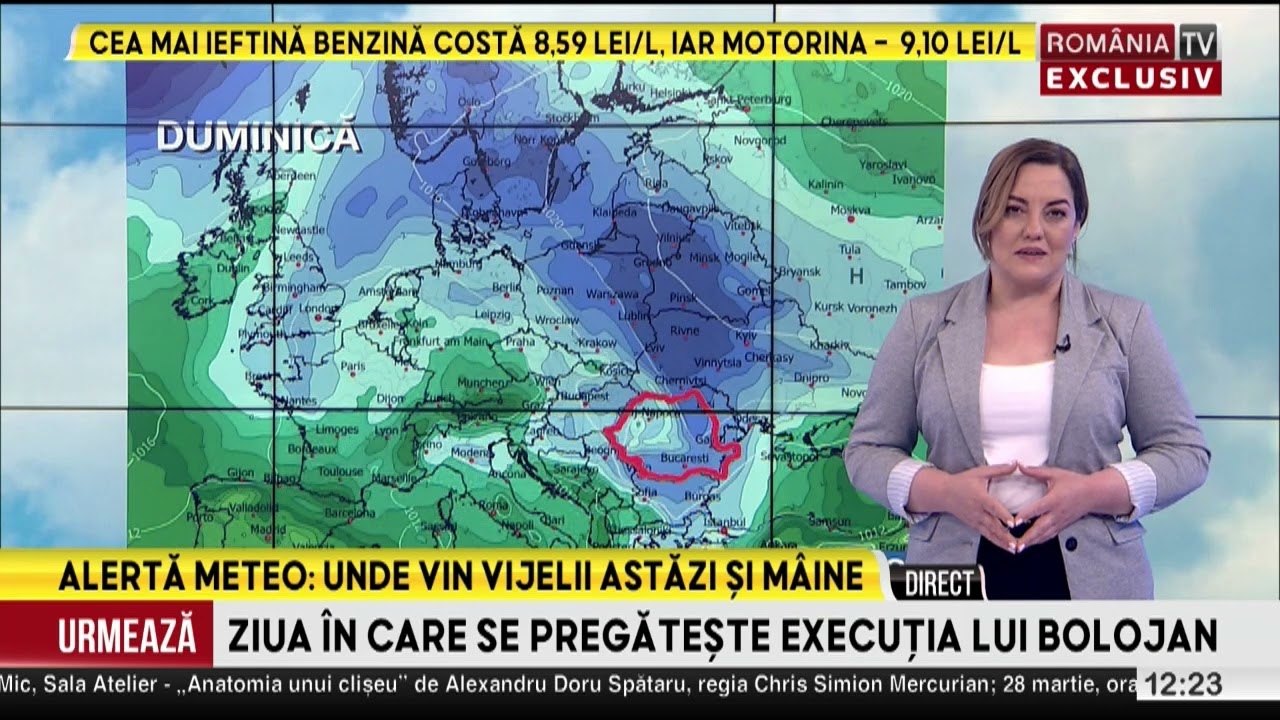 Vremea se răcește în România. Cod galben de vânt în mai multe zone până miercuri seara