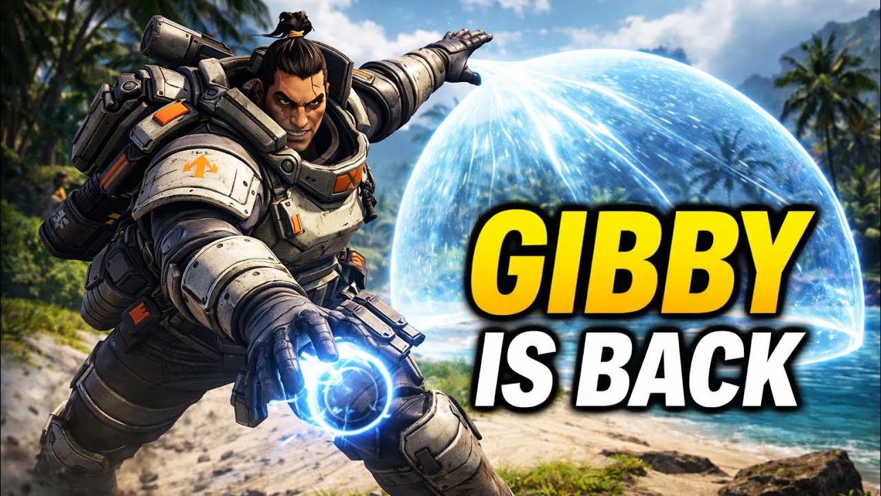 GIBBY IS BACK?! Gibraltar Buff Dominates Storm Point Ranked Split | Apex Legends