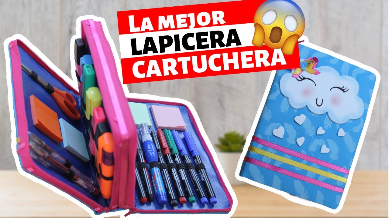 ✏ Maletín / Lapicera KAWAII DIY 🎒 estilo KIPLING