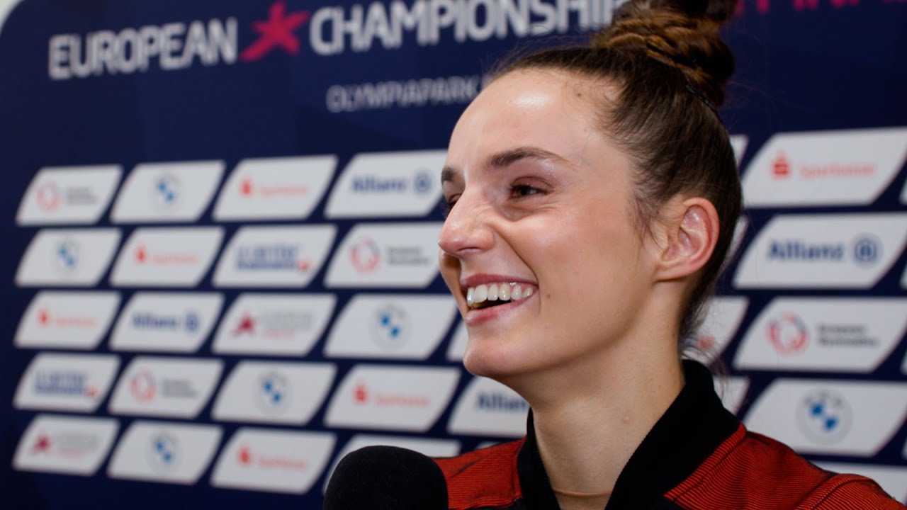Pauline Schaefer-Betz (GER) Interview - 2022 European Championships - Balance Beam Final