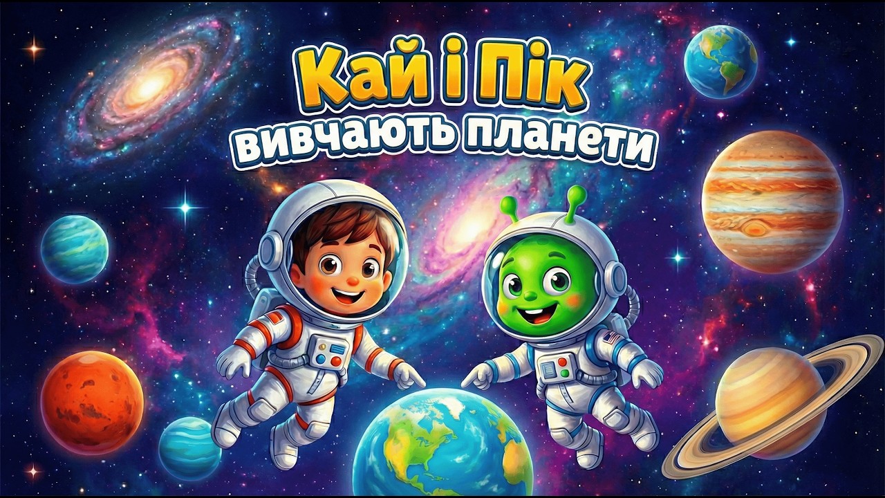 Космос для малюків 🚀 Вивчаємо планети
