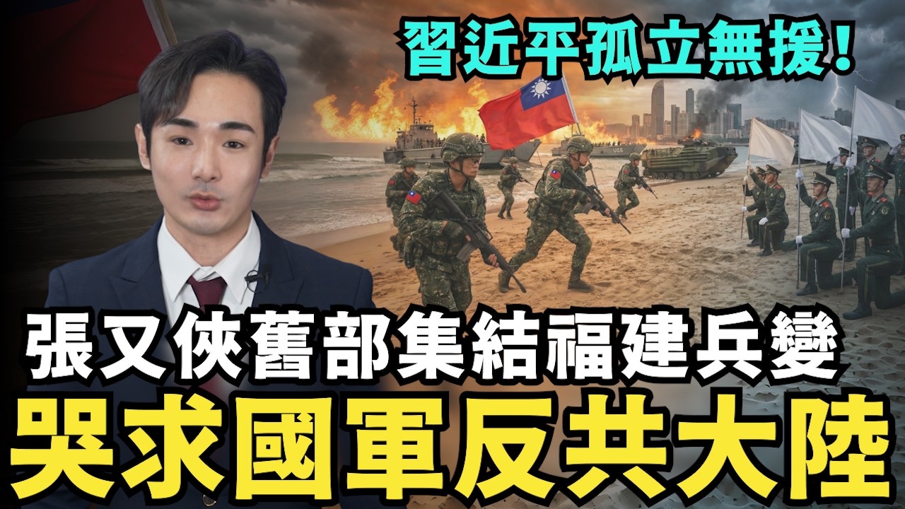 習近平緊繃了！誅滅張又俠九族，各戰區共軍軟抵抗，謀劃中南海兵變，盼聯合國軍反攻大陸，國民黨崩潰進京求官