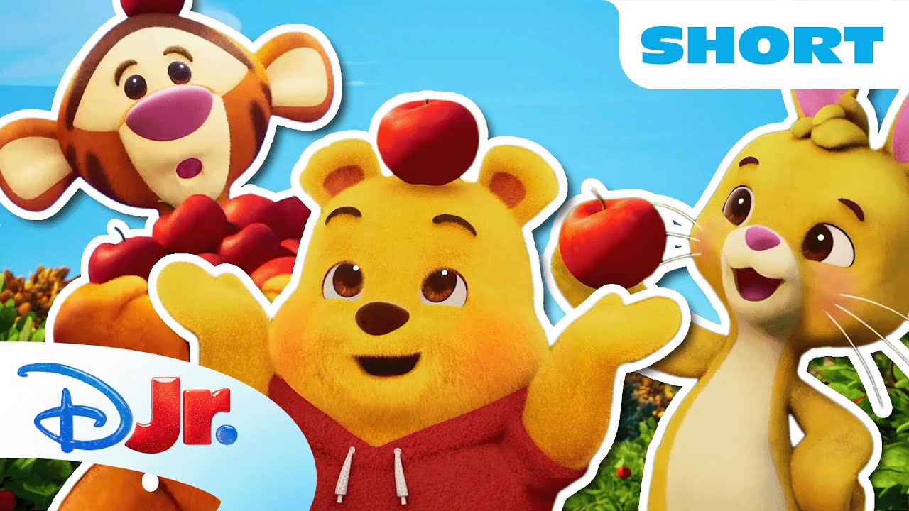 Pooh Bear, Tigger, and Rabbit Go Apple Picking! 🍎🧡 | Playdate with Winnie the Pooh | ⁨@disneyjr