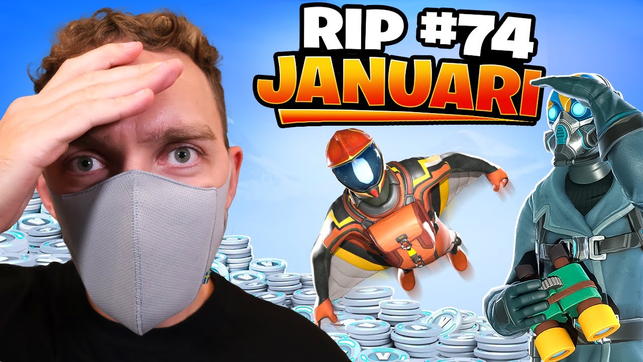 KÖPER SKINS För Varje Gång Jag Ser En WINGSUIT i Fortnite *RIP JANUARI #74*