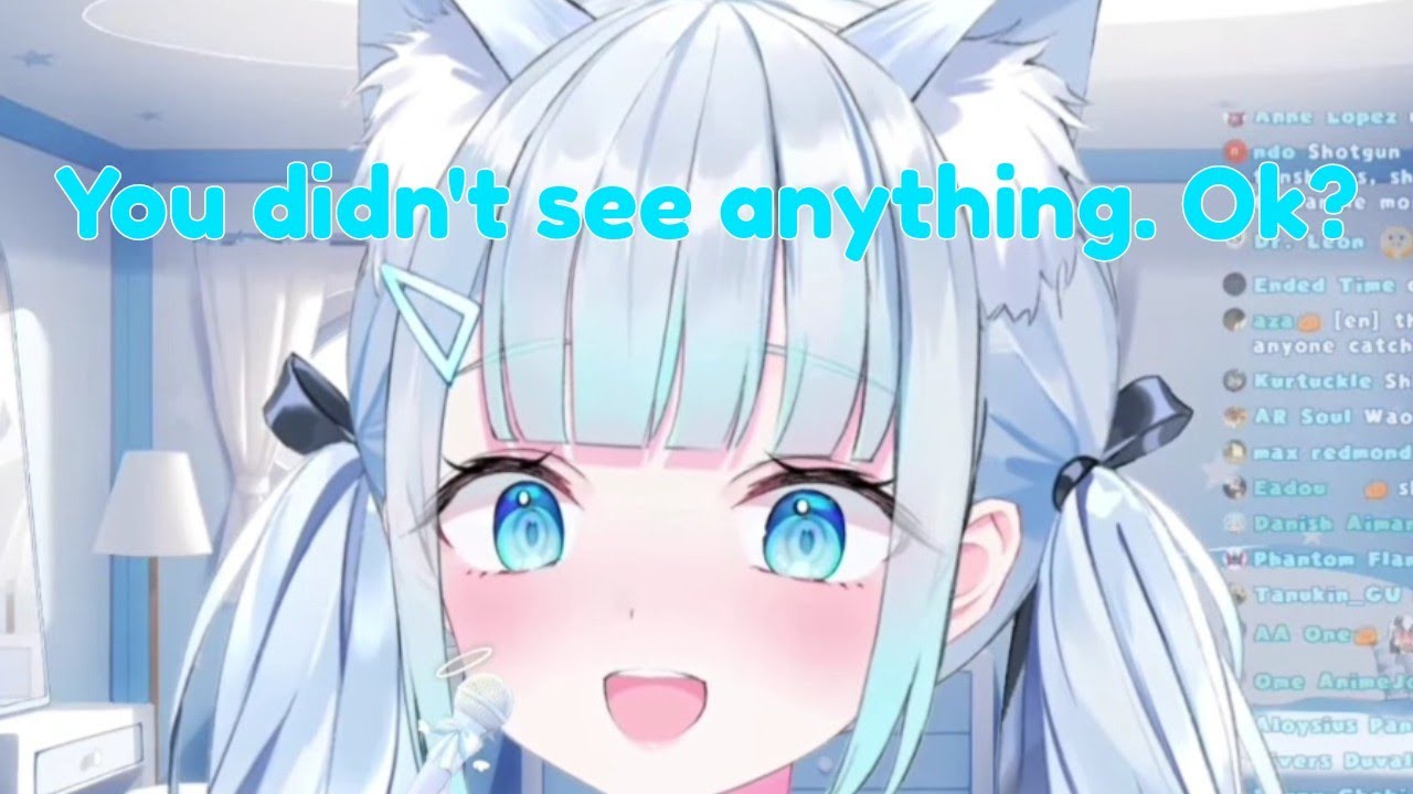 YOU DIDN'T SEE ANYTHING