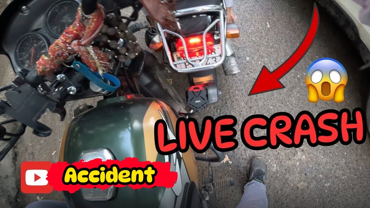  Live Bike Crash💥| Bacha Gaya Warna Ladai Ho Jati | Govindpuri vlog