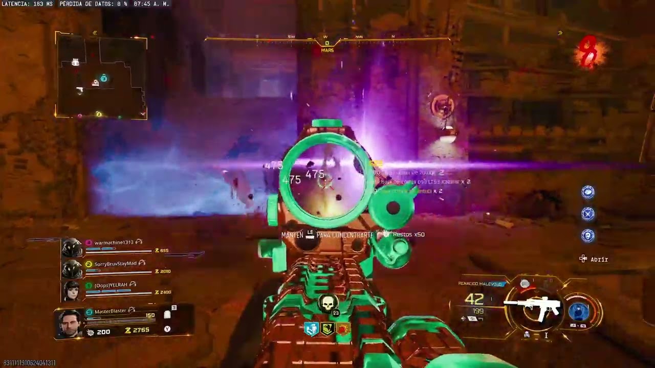 Haciendo el evento Escalation Directive Part 1. Black OPS 7 Zombies